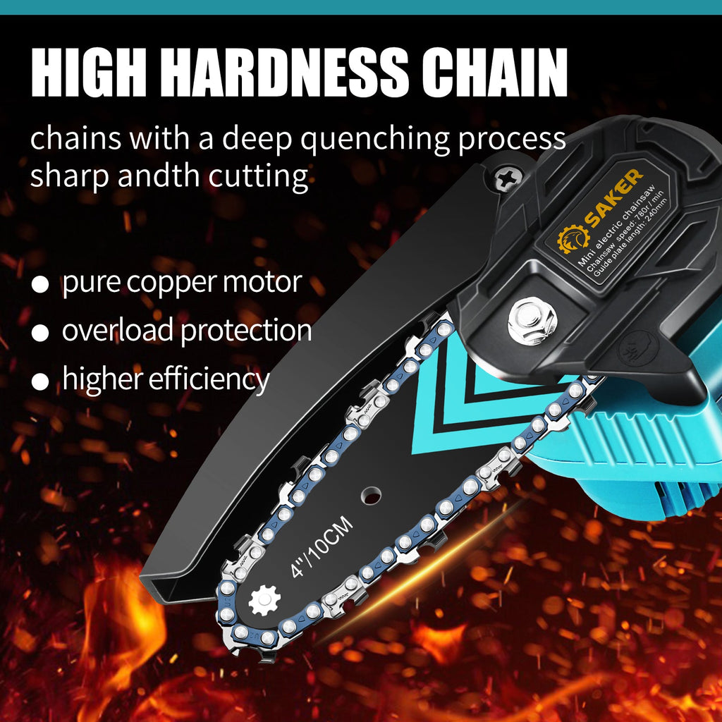 Mini Chainsaw Accessories - 4 Inch Chains